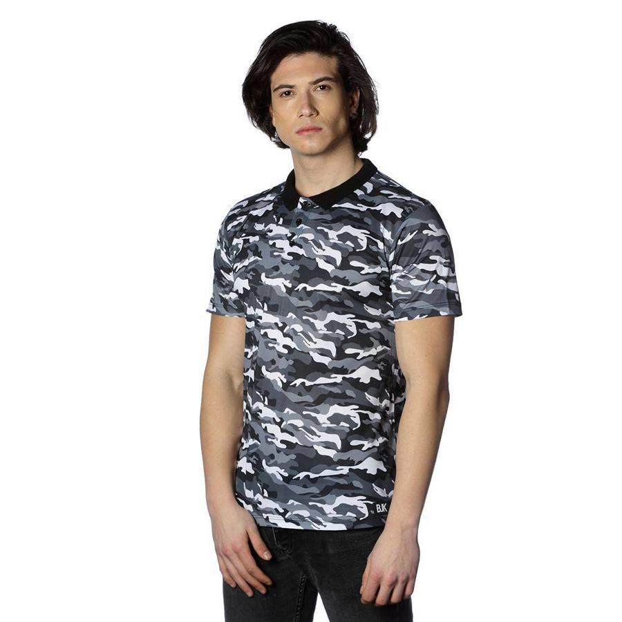 Beşiktaş Mens Camouflage Polo T-Shirt 7818155