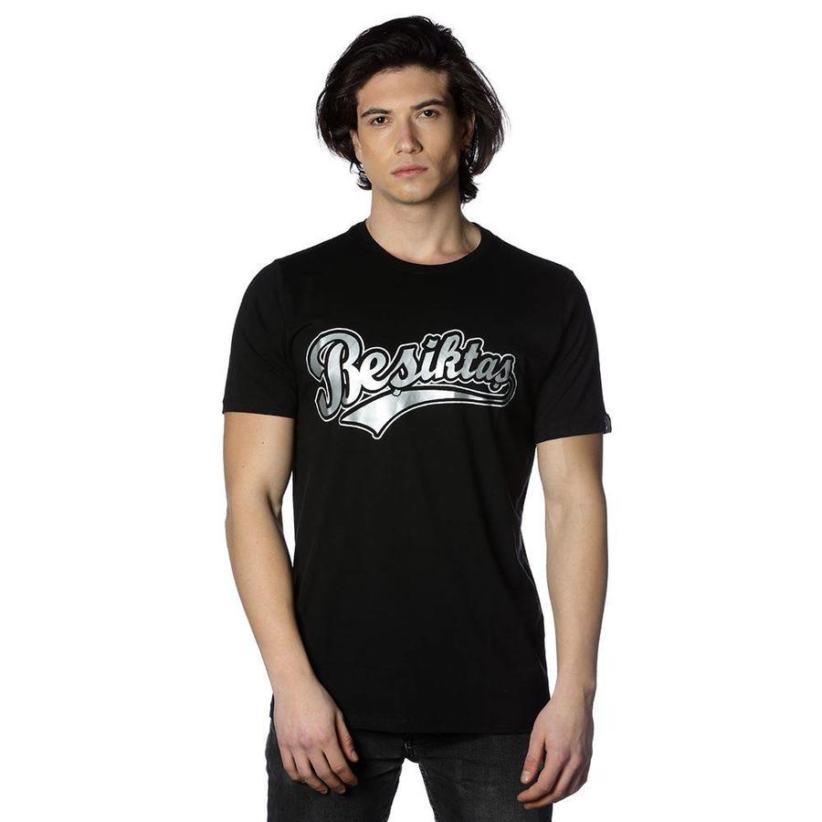 Beşiktaş College T-Shirt pour hommes imprimé spécial 7818103 Noir