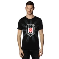 Beşiktaş Logo Soleil T-Shirt pour Hommes 7818107 Noir