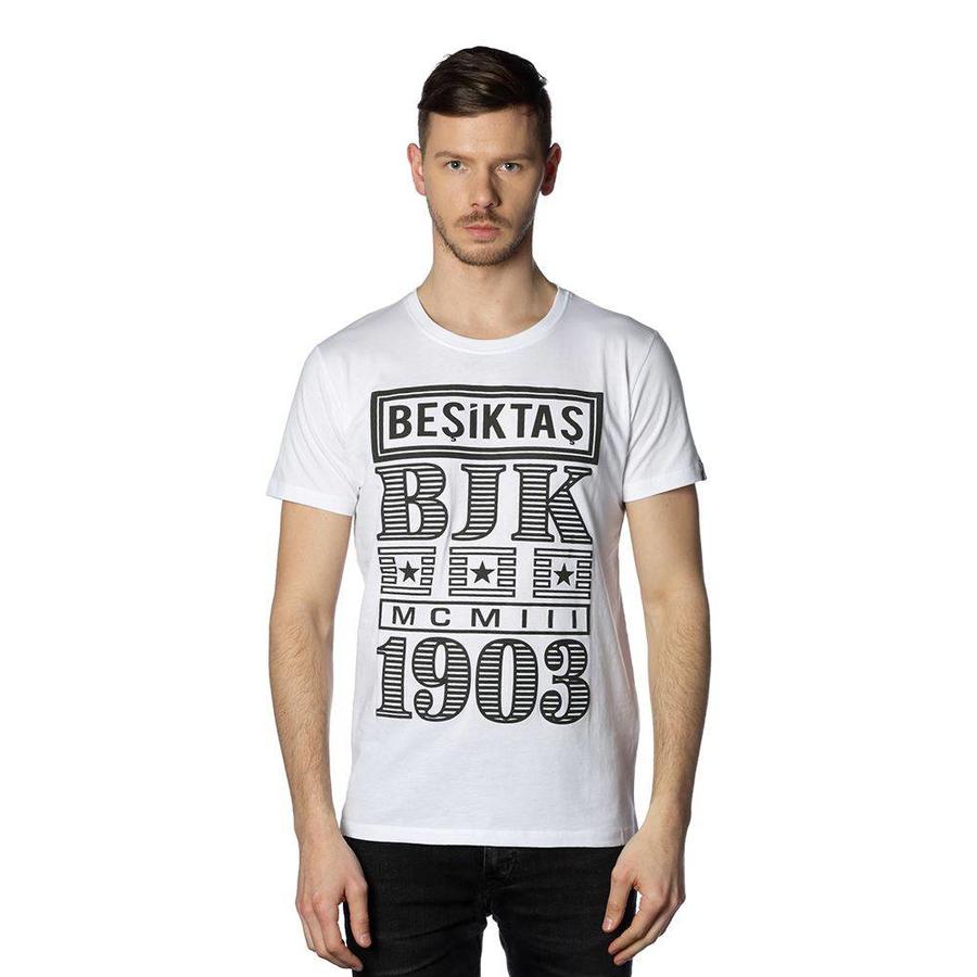 BEŞİKTAŞ BILLBOARD ERKEK T-SHIRT 7818131 Beyaz