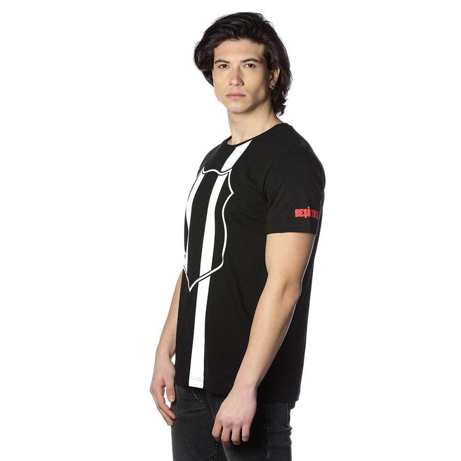 BEŞİKTAŞ DİKEY ÇİZGİ LOGO ERKEK T-SHIRT 7818115