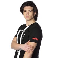 Beşiktaş Mens Vertical Line Logo T-Shirt 7818115