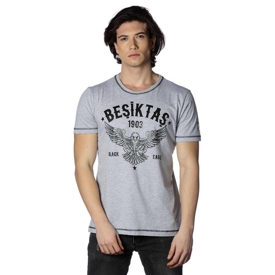 Beşiktaş Adler T-Shirt  Herren 7818125 Grau