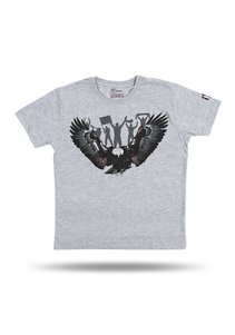 Beşiktaş T-Shirt Aigle Supporteur pour Enfants 6818118 Gris