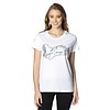 Beşiktaş College T-Shirt Spezielle Bedruckt Damen 8818103 Weiβ