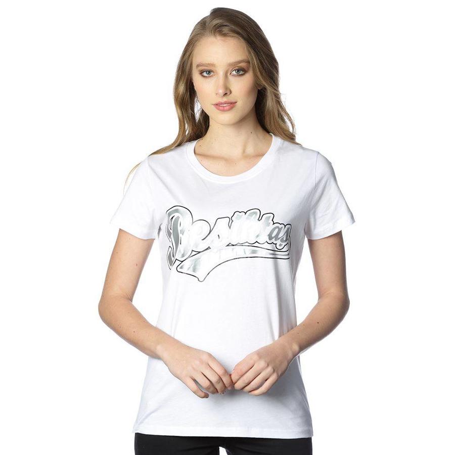 Beşiktaş Womens College T-Shirt Special Printed 8818103 White