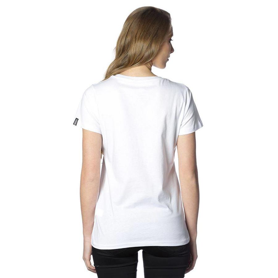 BEŞİKTAŞ KOLEJ ÖZEL BASKI KADIN T-SHIRT 8818103 Beyaz