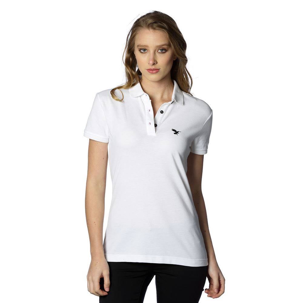 womens basic polo t-shirt 8818152 white 