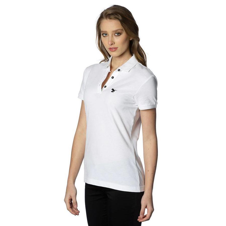 Beşiktaş womens basic polo t-shirt 8818152 white