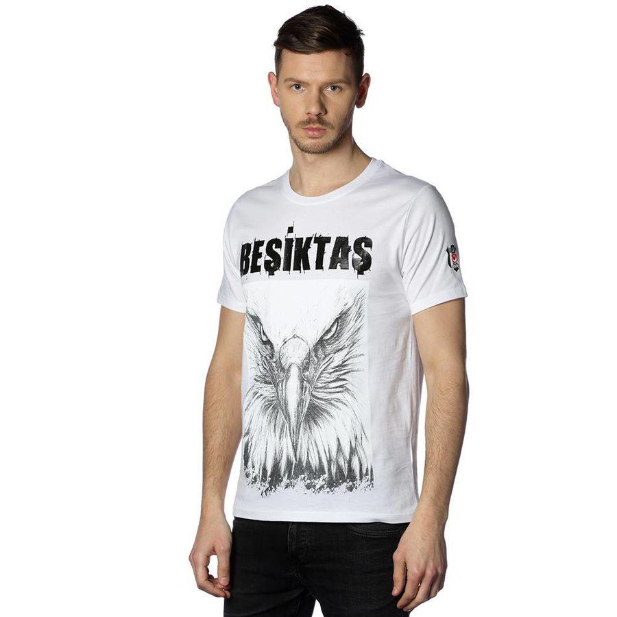 BEŞİKTAŞ KARTAL GÖZÜ ERKEK T-SHIRT 7818127 Beyaz