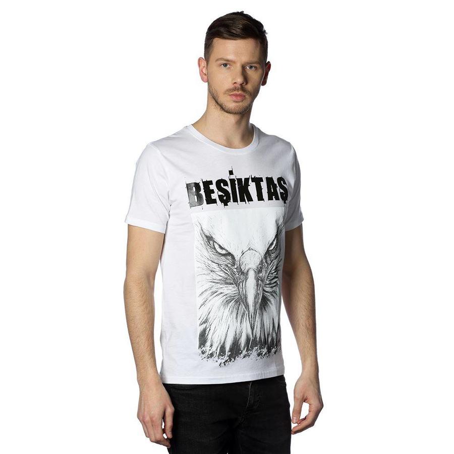 BEŞİKTAŞ KARTAL GÖZÜ ERKEK T-SHIRT 7818127 Beyaz