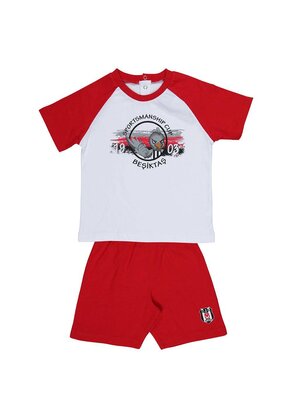 Beşiktaş outfit with short 2 pc. eagle 01 white-red