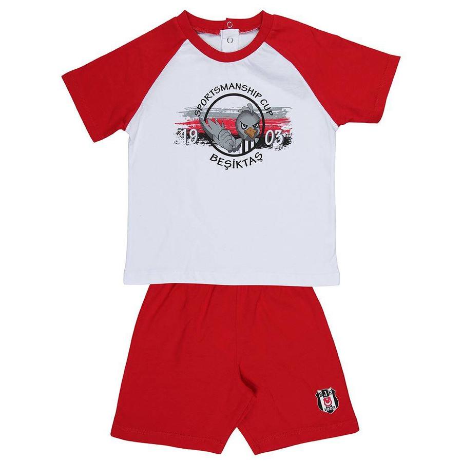 Beşiktaş outfit with short 2 pc. eagle 01 white-red