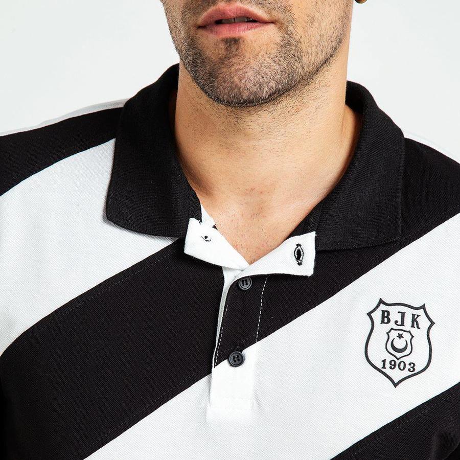 Beşiktaş Diagonal Polo T-Shirt Herren 7819150