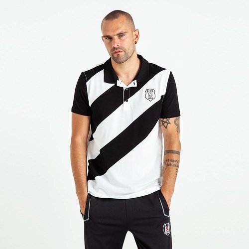 Beşiktaş Diagonaal Polo T-Shirt Heren 7819150