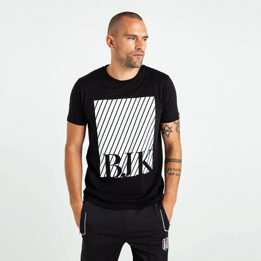 Beşiktaş Mens Diagonal printed T-Shirt 7819103