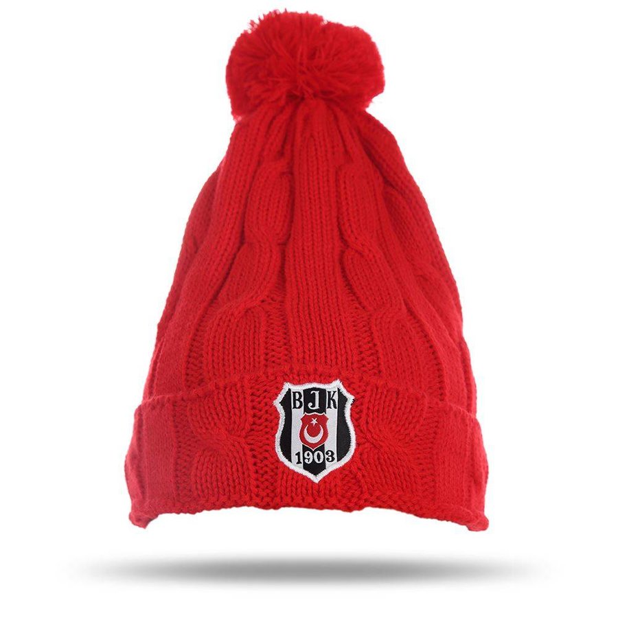 Beşiktaş Bonnet 01 Rouge pour Femmes