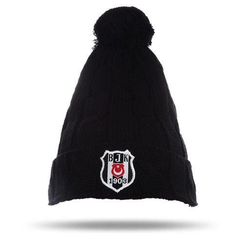 Beşiktaş Mütze Damen 01 Schwarz