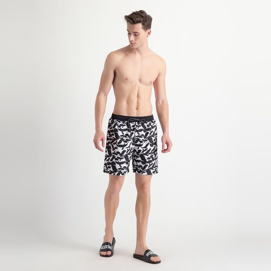 Beşiktaş Short de Bain Eagle Print pour Hommes 7919456 Blanc