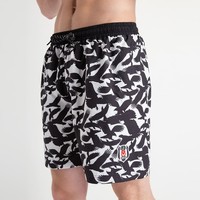 Beşiktaş Eagle Print Schwimmshort Herren 7919456 Weiss