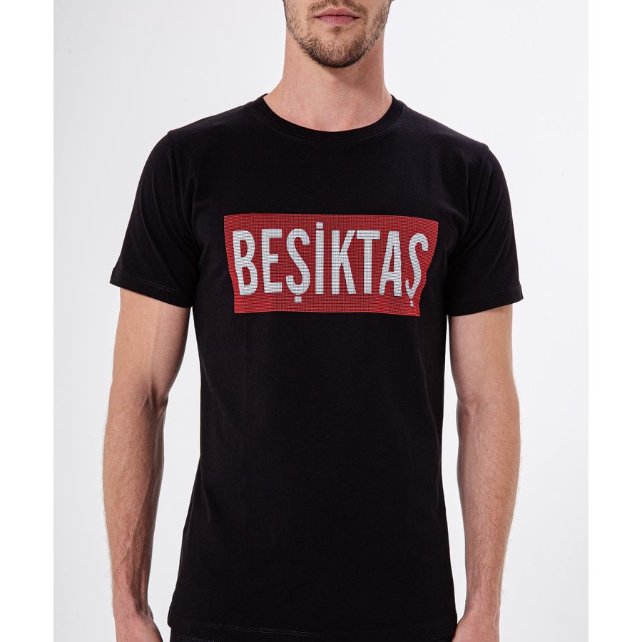 Beşiktaş Mens Nail Print T-Shirt 7920104