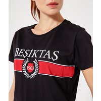 Beşiktaş Statement T-Shirt Dames 8920123 Zwart