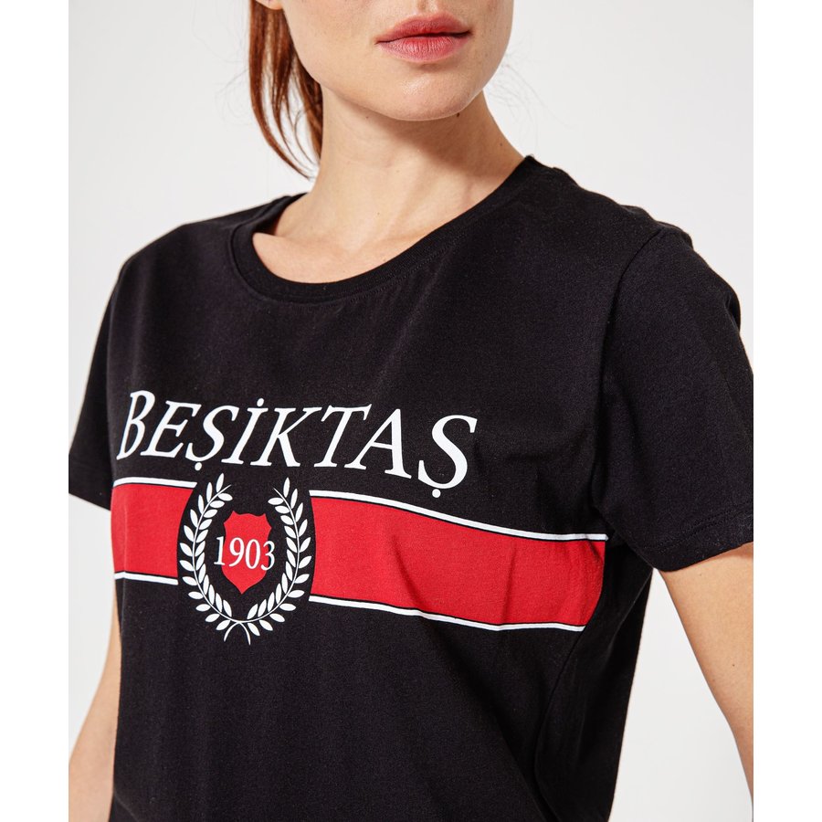 BEŞİKTAŞ STATEMENT KADIN T-SHIRT 8920123 Siyah