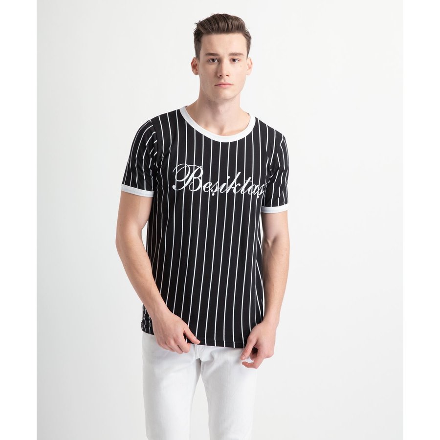 Beşiktaş Modern College T-Shirt Heren 7919121 Zwart