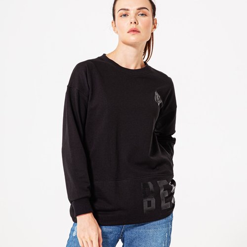 Beşiktaş Womens Tonal Print Sweater 8920214