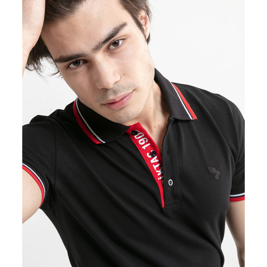 Beşiktaş Linear Polo T-Shirt Heren 7020139