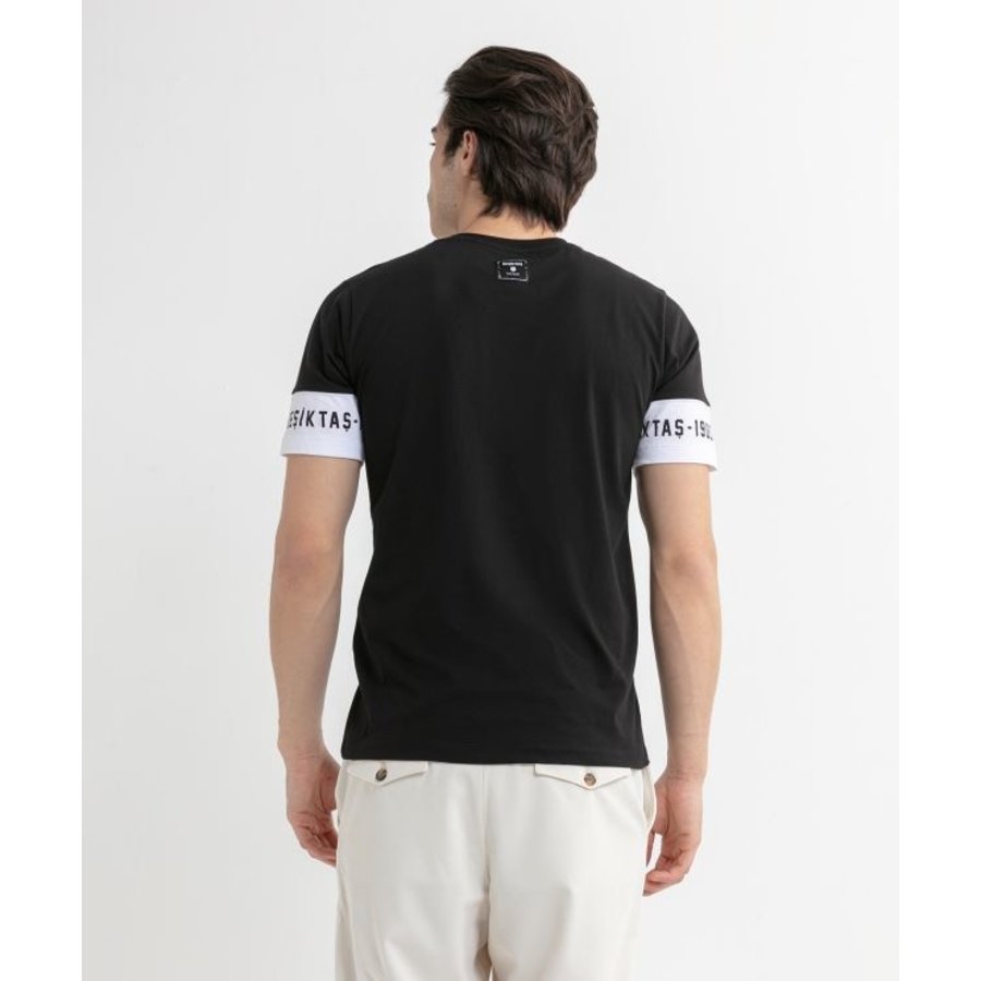 BEŞİKTAŞ SLEEVE PRINT ERKEK T-SHIRT 7020110