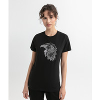 Beşiktaş Eagle Sketch T-Shirt Pour Femmes 8020135 Noir