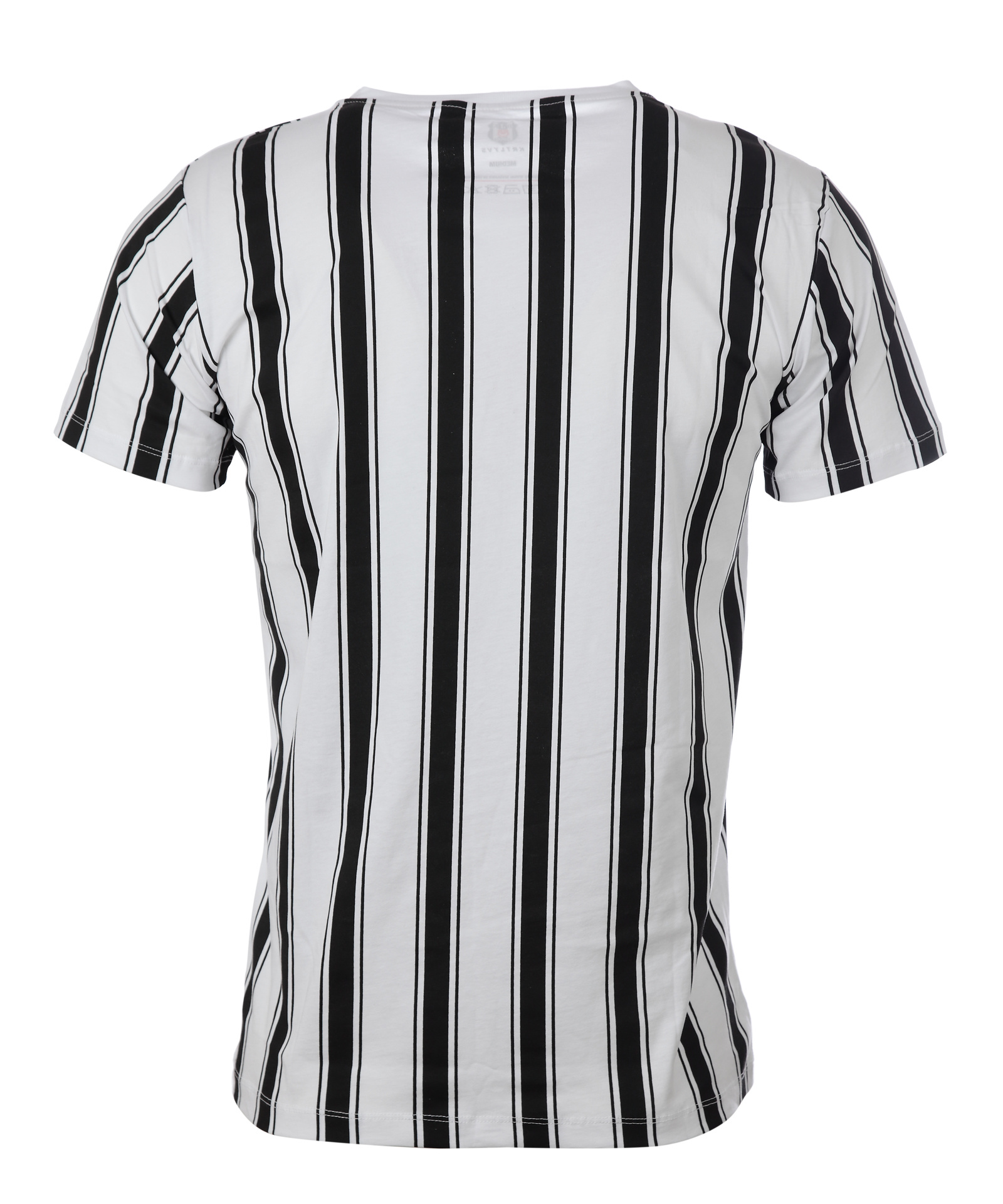 mens striped t shirt black and white