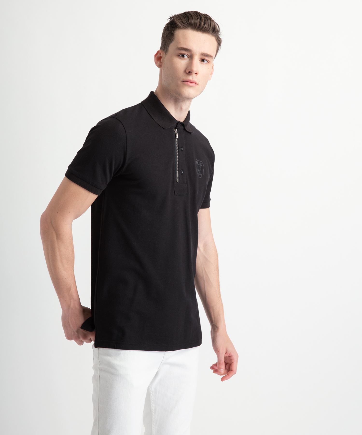 polo shirts with zipper