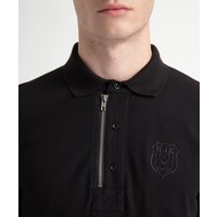 Beşiktaş Polo T-Shirt mit Reissverschlus Herren 7818156 Schwarz