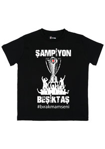 Beşiktaş 2020-2021 Meisterschaft T-Shirt Kinder