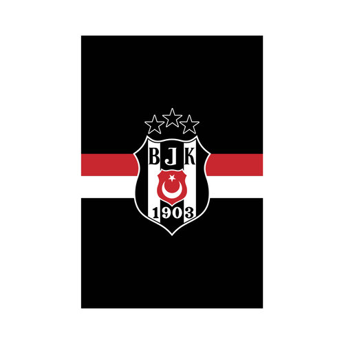 Beşiktaş Striped Flag 600*900