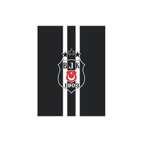 Beşiktaş Gestreept vlag 400*600