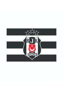 Beşiktaş Drapeau Logo 3 étoiles 70*105