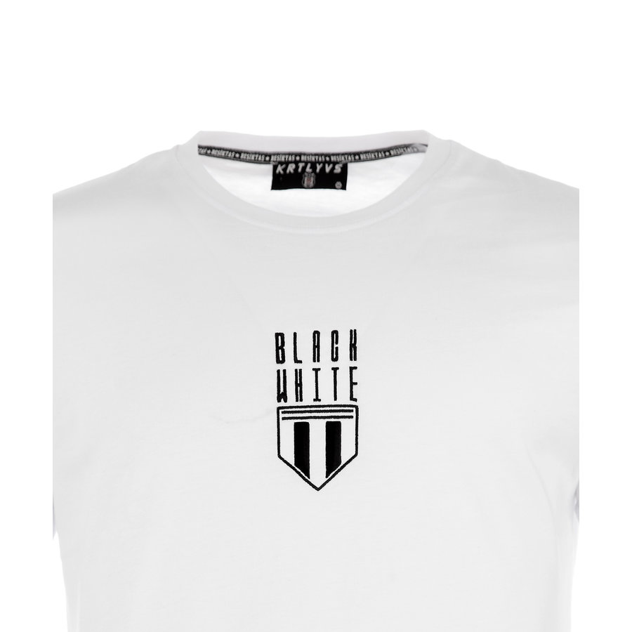 Beşiktaş BLCKWHT LOGO T-Shirt Pour Hommes 7122104