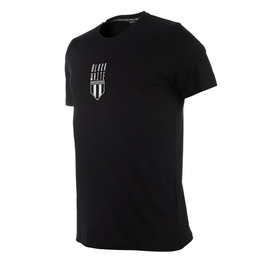Beşiktaş Mens BLCKWHT LOGO T-Shirt 7122104 Black