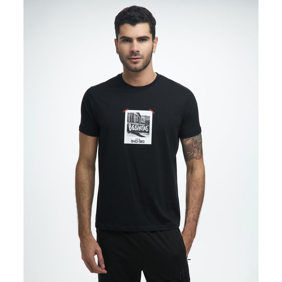 Beşiktaş T-Shirt Herren 7122110 Schwarz