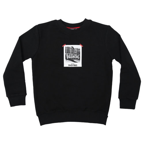 BEŞİKTAŞ FOTOĞRAF BASKILI ÇOCUK SWEATSHIRT 6122212 SİYAH