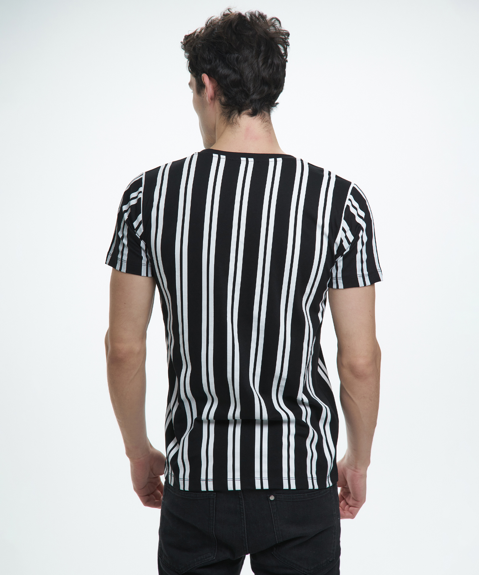 Beşiktaş Mens Striped T-Shirt 7122105 