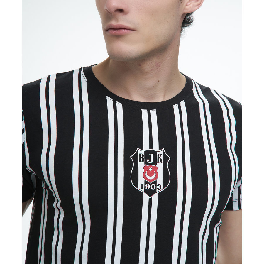 Beşiktaş Gestreifte T-Shirt Herren 7122105