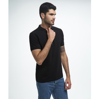 Beşiktaş Polo T-Shirt met Rits Heren 7122151 Zwart