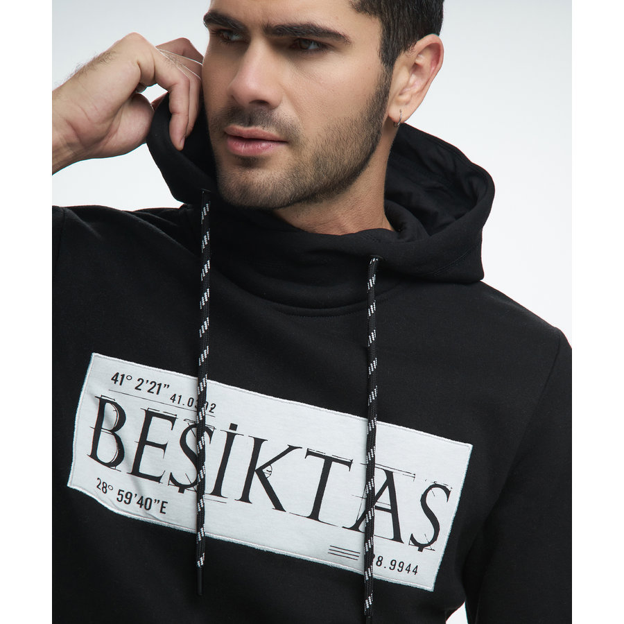 Beşiktaş Hooded Sweater Heren 7122225 Zwart