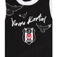 Beşiktaş Short Sleeved Baby Body Y22-103 Black