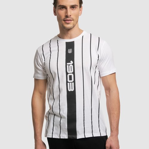 Beşiktaş T-Shirt Heren 7223117T3 Wit