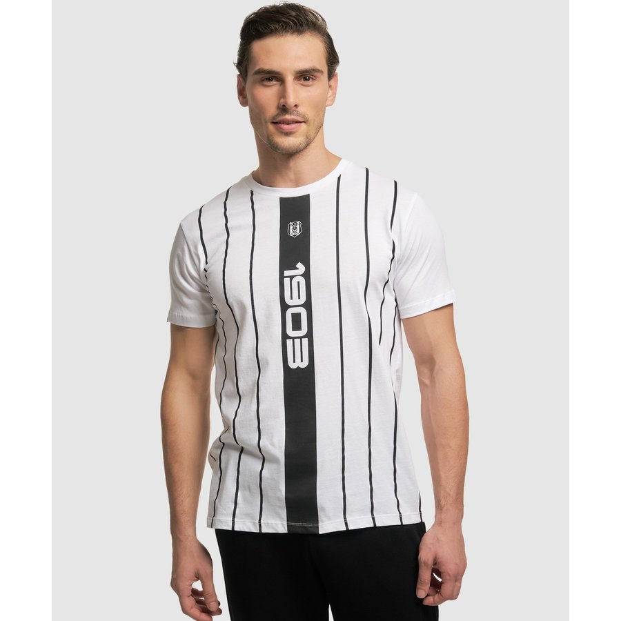Beşiktaş T-Shirt Herren 7223117T3 Weiss